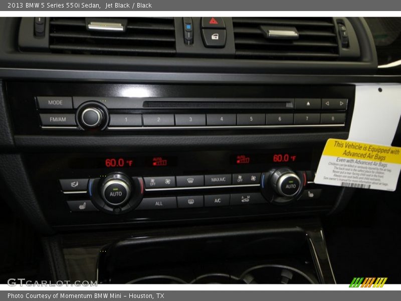 Jet Black / Black 2013 BMW 5 Series 550i Sedan