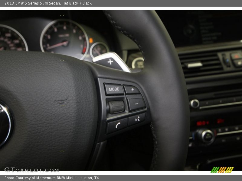 Jet Black / Black 2013 BMW 5 Series 550i Sedan