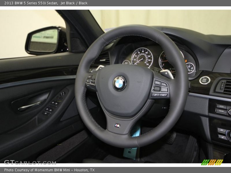 Jet Black / Black 2013 BMW 5 Series 550i Sedan