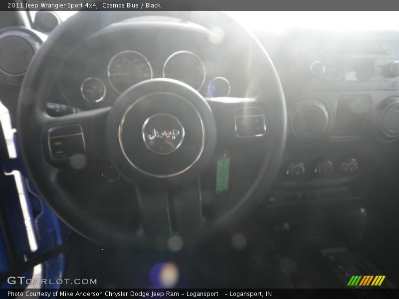 Cosmos Blue / Black 2011 Jeep Wrangler Sport 4x4
