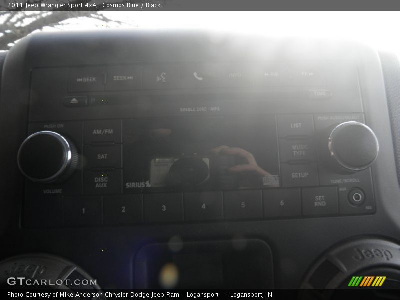 Cosmos Blue / Black 2011 Jeep Wrangler Sport 4x4