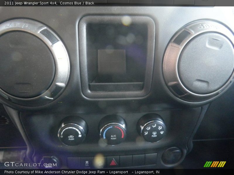 Cosmos Blue / Black 2011 Jeep Wrangler Sport 4x4