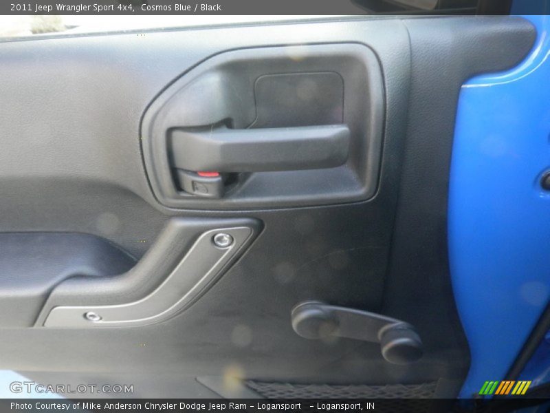 Cosmos Blue / Black 2011 Jeep Wrangler Sport 4x4