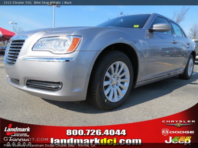Billet Silver Metallic / Black 2013 Chrysler 300