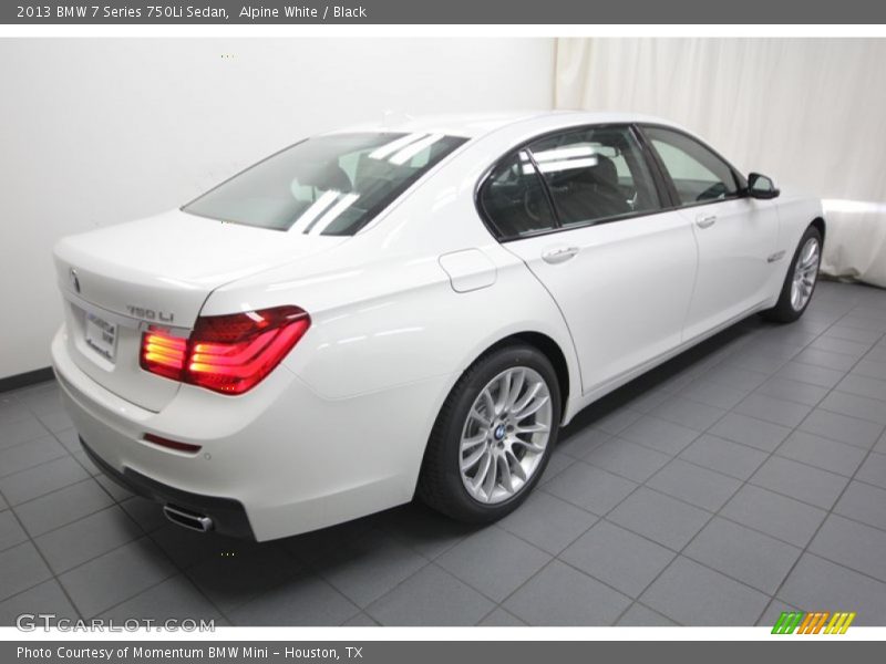 Alpine White / Black 2013 BMW 7 Series 750Li Sedan