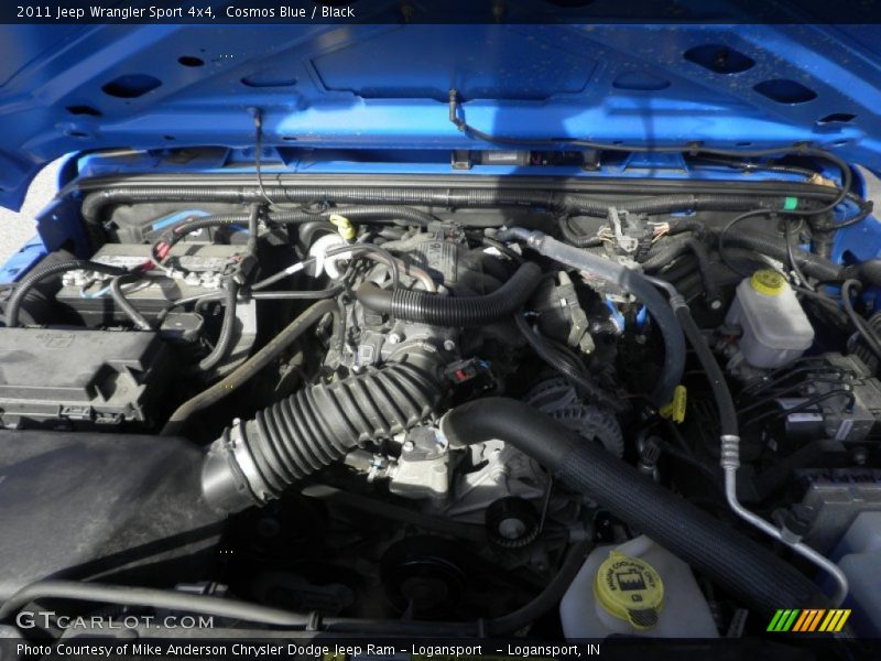 Cosmos Blue / Black 2011 Jeep Wrangler Sport 4x4