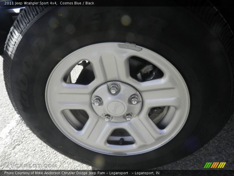Cosmos Blue / Black 2011 Jeep Wrangler Sport 4x4