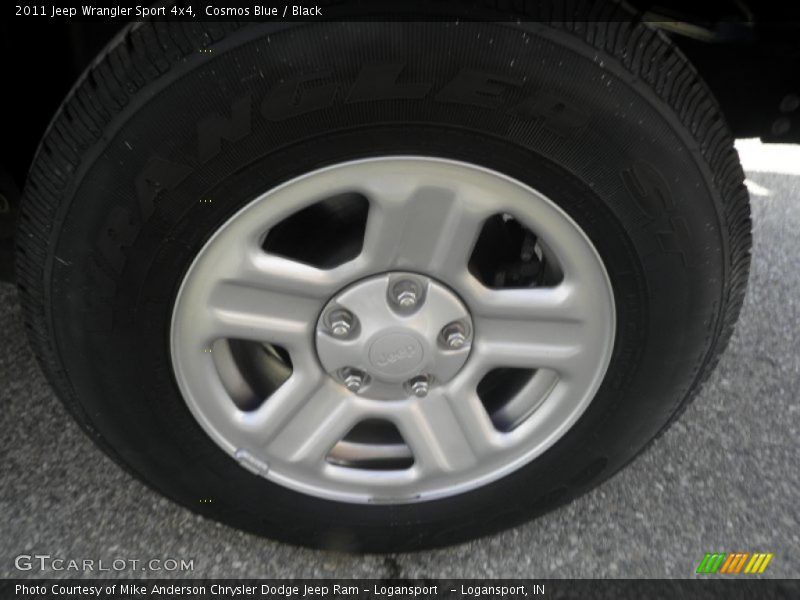 Cosmos Blue / Black 2011 Jeep Wrangler Sport 4x4