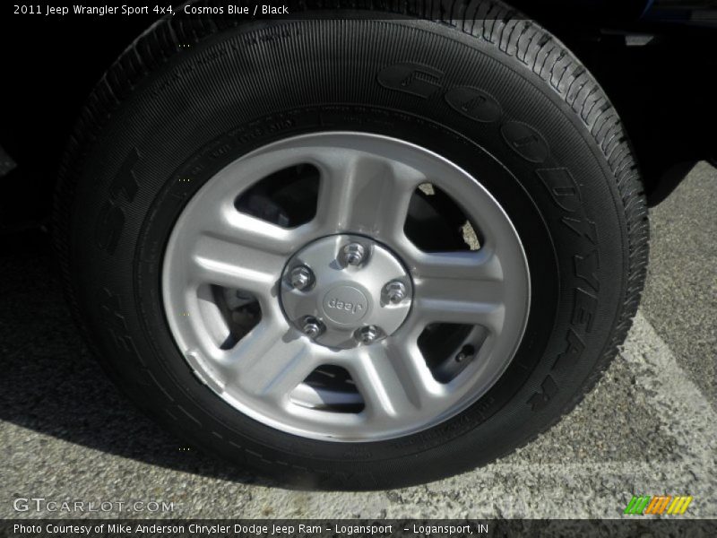 Cosmos Blue / Black 2011 Jeep Wrangler Sport 4x4