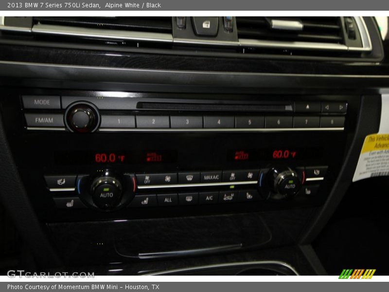 Alpine White / Black 2013 BMW 7 Series 750Li Sedan