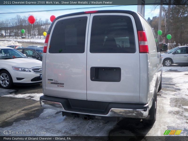 Sheer Silver Metallic / Medium Pewter 2011 Chevrolet Express 2500 Work Van