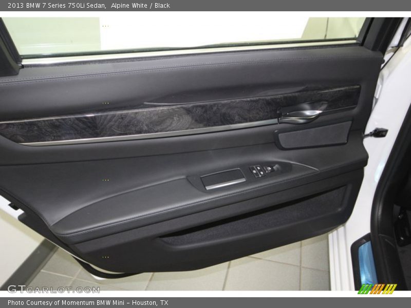 Alpine White / Black 2013 BMW 7 Series 750Li Sedan