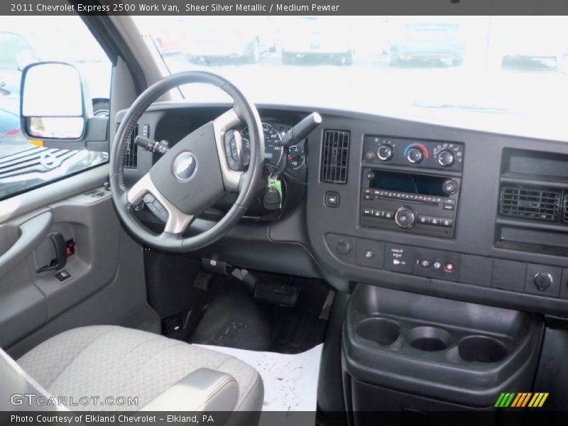 Sheer Silver Metallic / Medium Pewter 2011 Chevrolet Express 2500 Work Van