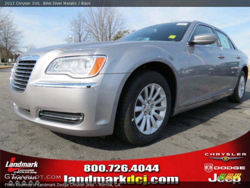 Billet Silver Metallic / Black 2013 Chrysler 300