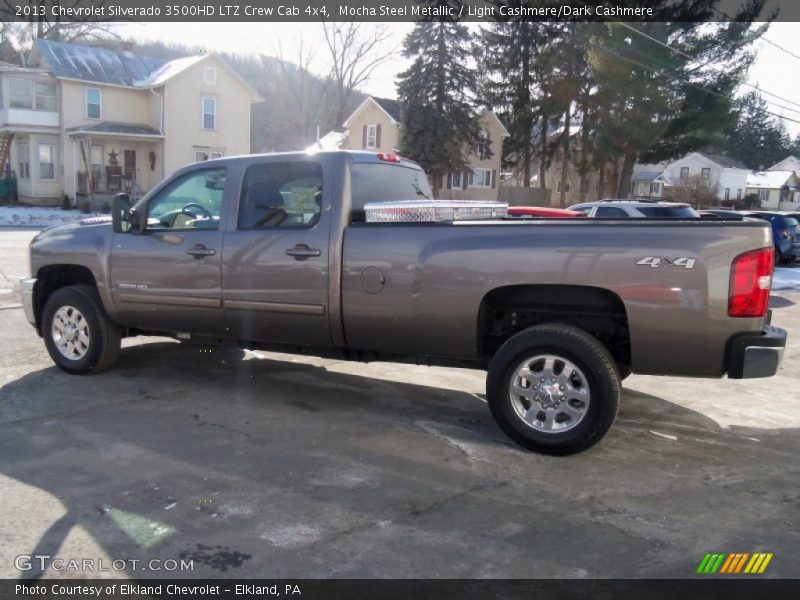 Mocha Steel Metallic / Light Cashmere/Dark Cashmere 2013 Chevrolet Silverado 3500HD LTZ Crew Cab 4x4