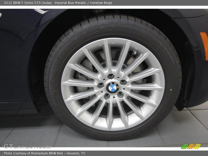 Imperial Blue Metallic / Venetian Beige 2013 BMW 5 Series 535i Sedan