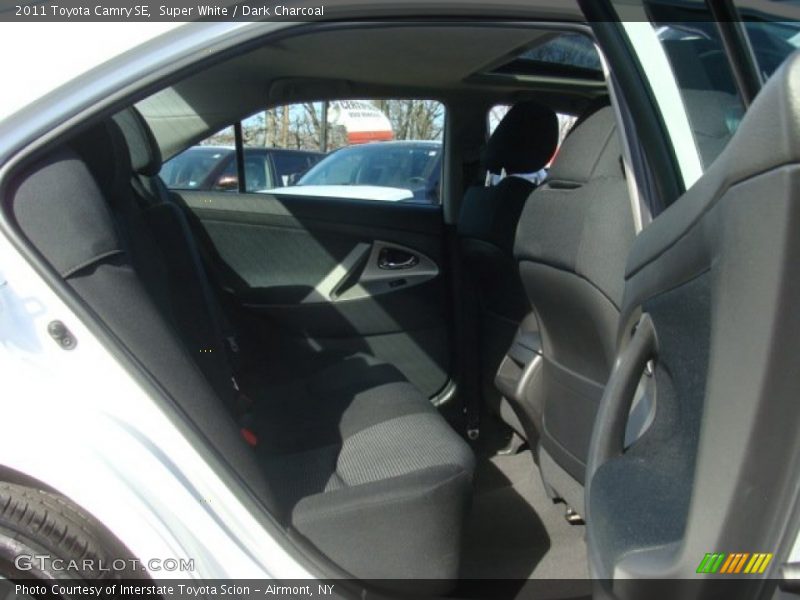 Super White / Dark Charcoal 2011 Toyota Camry SE