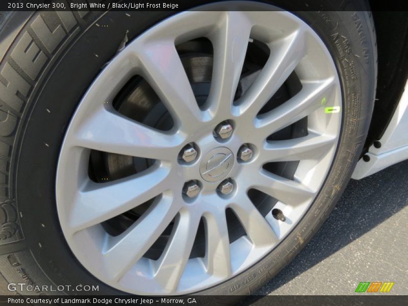 Bright White / Black/Light Frost Beige 2013 Chrysler 300
