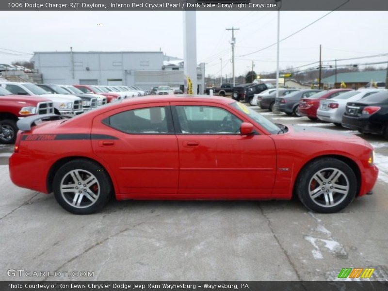 Inferno Red Crystal Pearl / Dark Slate Gray/Light Graystone 2006 Dodge Charger R/T Daytona