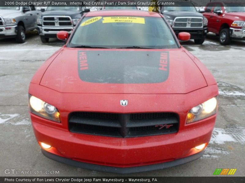 Inferno Red Crystal Pearl / Dark Slate Gray/Light Graystone 2006 Dodge Charger R/T Daytona