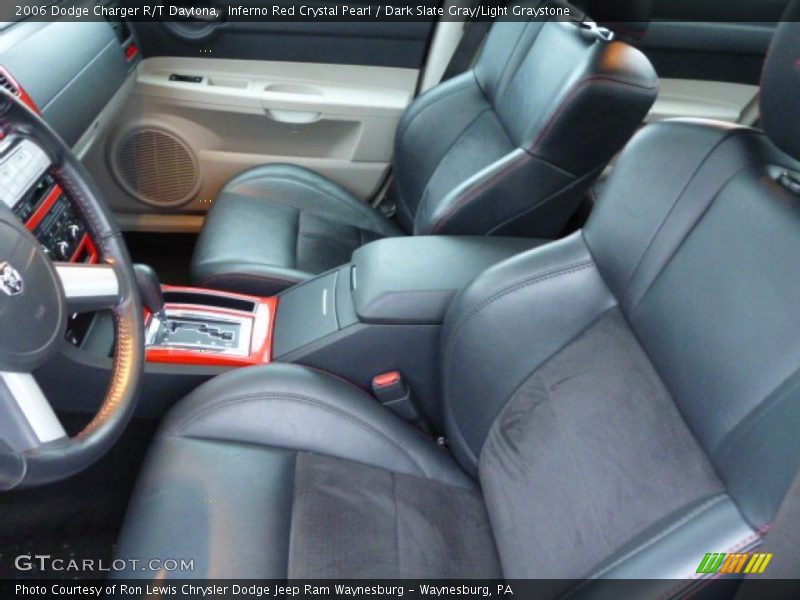 Inferno Red Crystal Pearl / Dark Slate Gray/Light Graystone 2006 Dodge Charger R/T Daytona