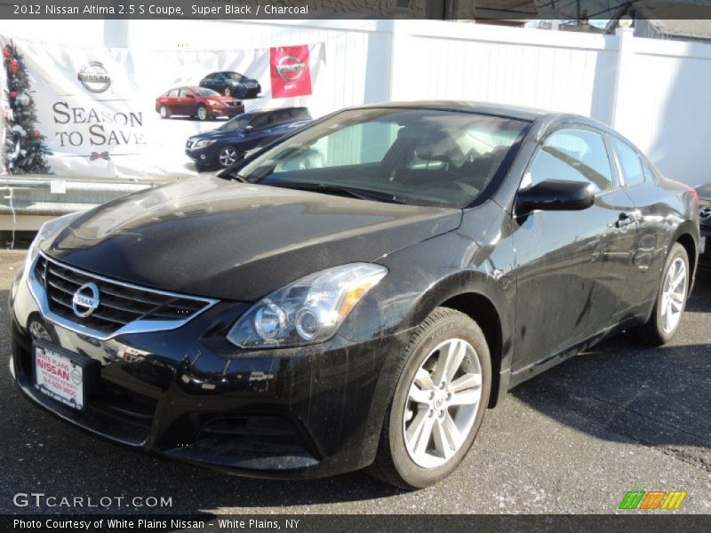 Super Black / Charcoal 2012 Nissan Altima 2.5 S Coupe