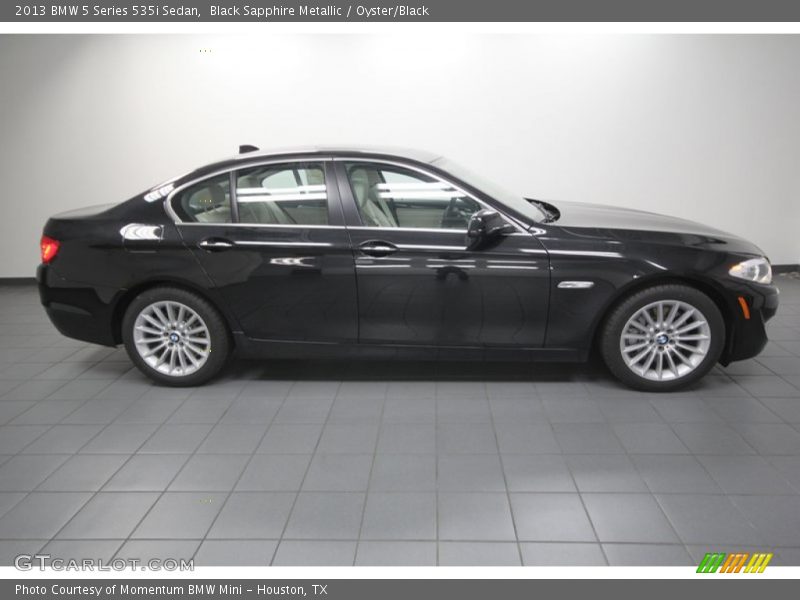 Black Sapphire Metallic / Oyster/Black 2013 BMW 5 Series 535i Sedan