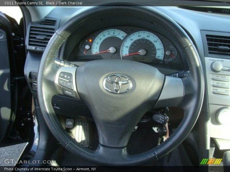 Black / Dark Charcoal 2011 Toyota Camry SE