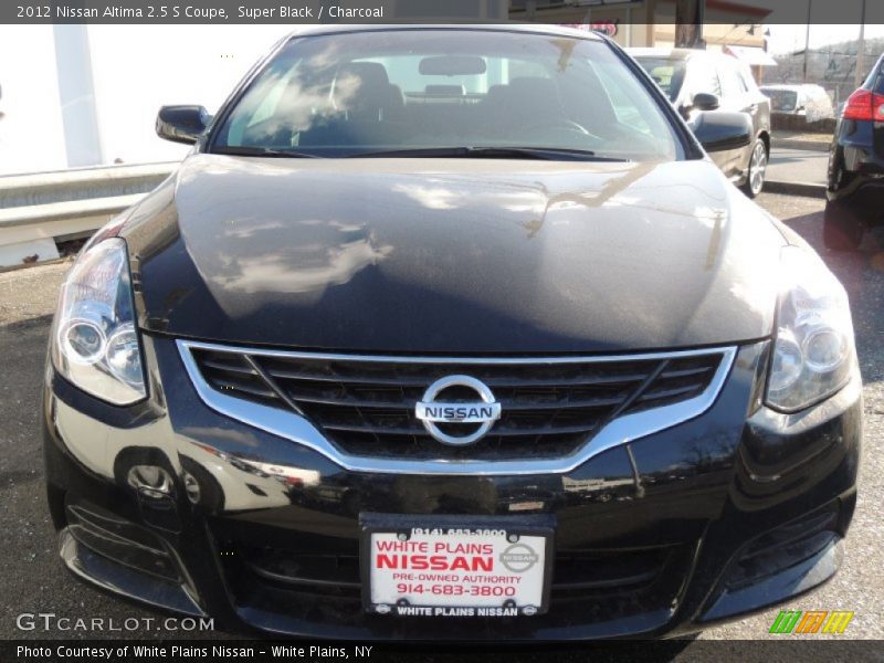 Super Black / Charcoal 2012 Nissan Altima 2.5 S Coupe