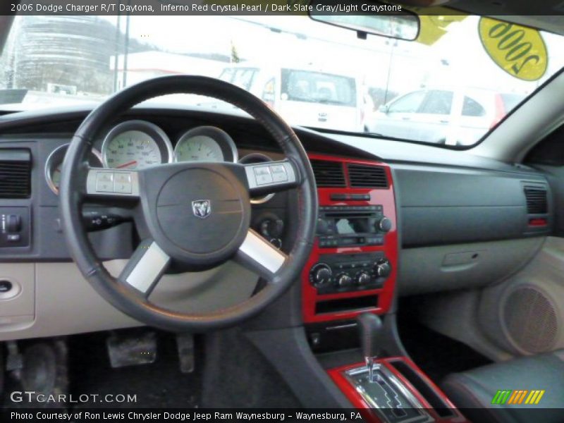 Inferno Red Crystal Pearl / Dark Slate Gray/Light Graystone 2006 Dodge Charger R/T Daytona