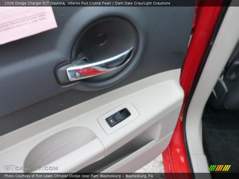 Inferno Red Crystal Pearl / Dark Slate Gray/Light Graystone 2006 Dodge Charger R/T Daytona