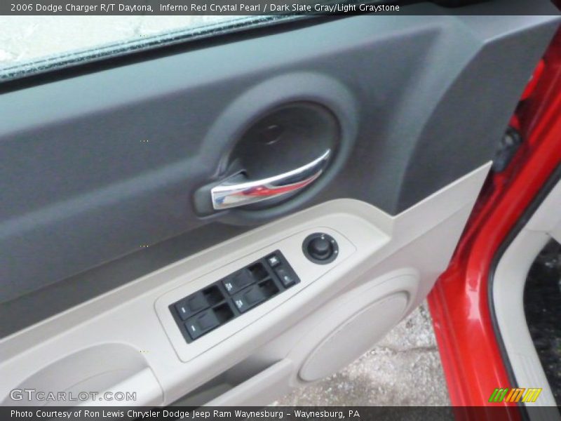 Inferno Red Crystal Pearl / Dark Slate Gray/Light Graystone 2006 Dodge Charger R/T Daytona