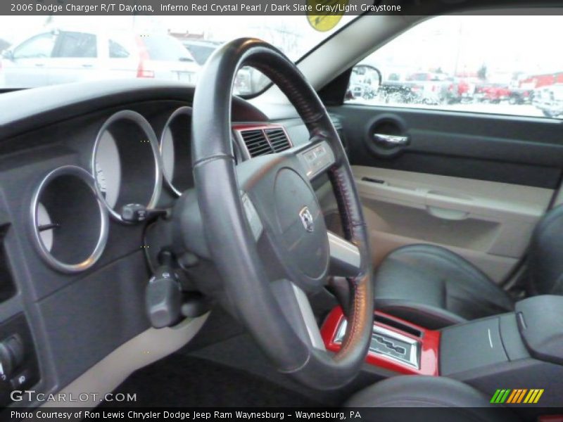 Inferno Red Crystal Pearl / Dark Slate Gray/Light Graystone 2006 Dodge Charger R/T Daytona