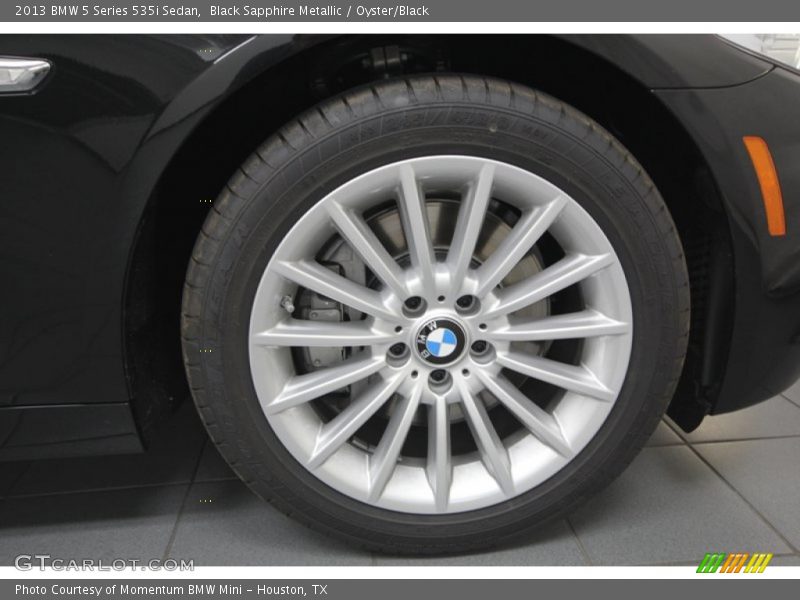 Black Sapphire Metallic / Oyster/Black 2013 BMW 5 Series 535i Sedan