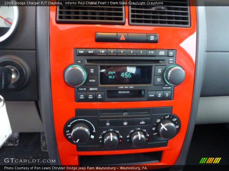 Inferno Red Crystal Pearl / Dark Slate Gray/Light Graystone 2006 Dodge Charger R/T Daytona