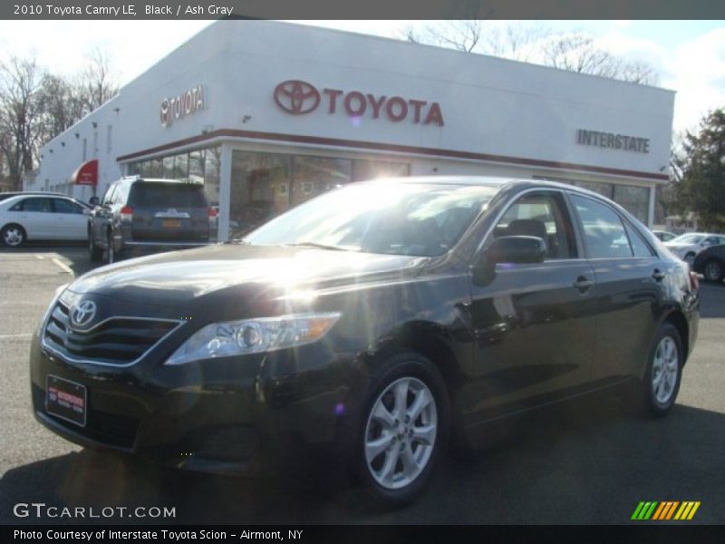 Black / Ash Gray 2010 Toyota Camry LE