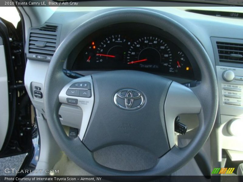 Black / Ash Gray 2010 Toyota Camry LE