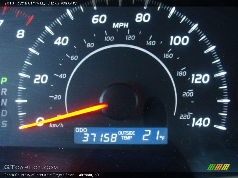 Black / Ash Gray 2010 Toyota Camry LE