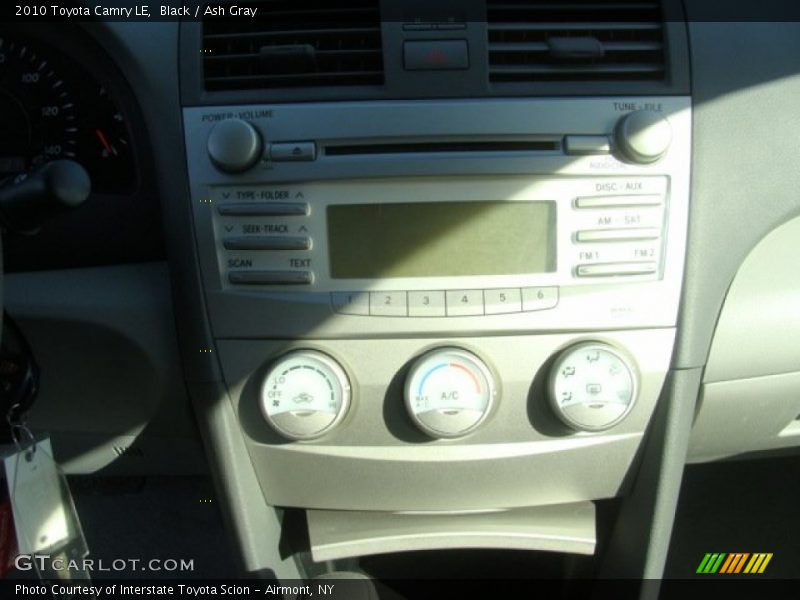 Black / Ash Gray 2010 Toyota Camry LE