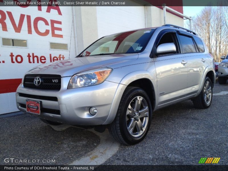 Classic Silver Metallic / Dark Charcoal 2008 Toyota RAV4 Sport V6 4WD