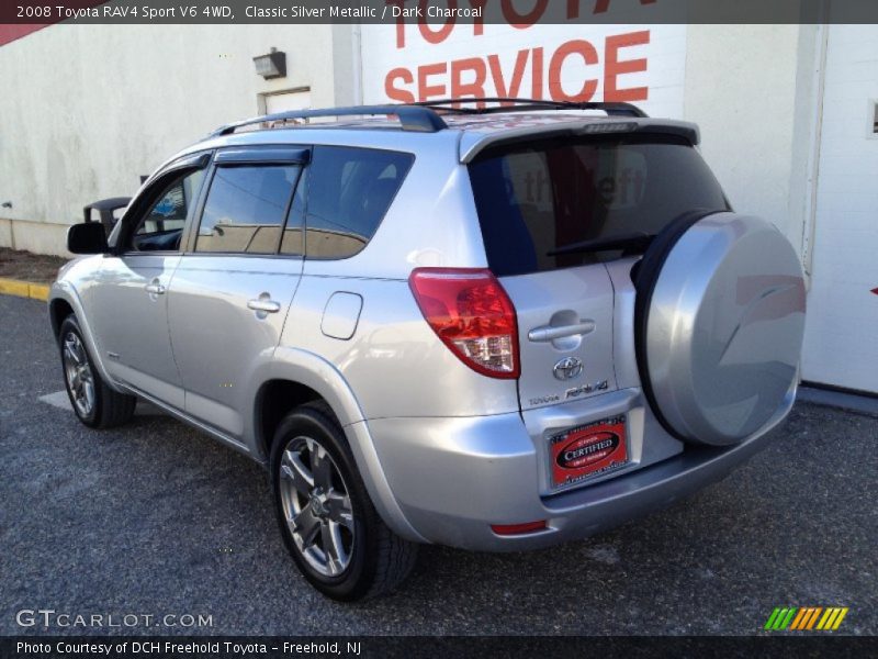 Classic Silver Metallic / Dark Charcoal 2008 Toyota RAV4 Sport V6 4WD