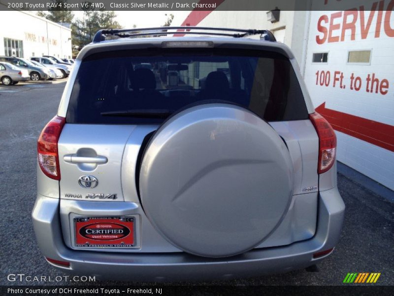 Classic Silver Metallic / Dark Charcoal 2008 Toyota RAV4 Sport V6 4WD