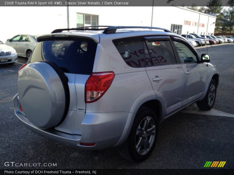 Classic Silver Metallic / Dark Charcoal 2008 Toyota RAV4 Sport V6 4WD