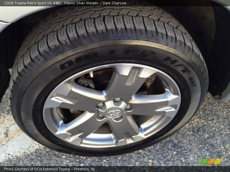 Classic Silver Metallic / Dark Charcoal 2008 Toyota RAV4 Sport V6 4WD