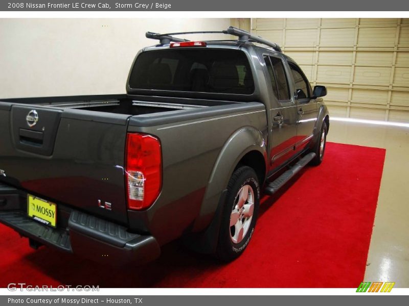 Storm Grey / Beige 2008 Nissan Frontier LE Crew Cab
