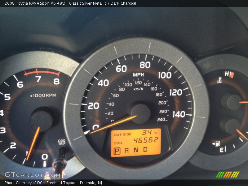 Classic Silver Metallic / Dark Charcoal 2008 Toyota RAV4 Sport V6 4WD