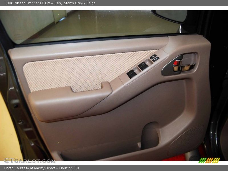 Storm Grey / Beige 2008 Nissan Frontier LE Crew Cab