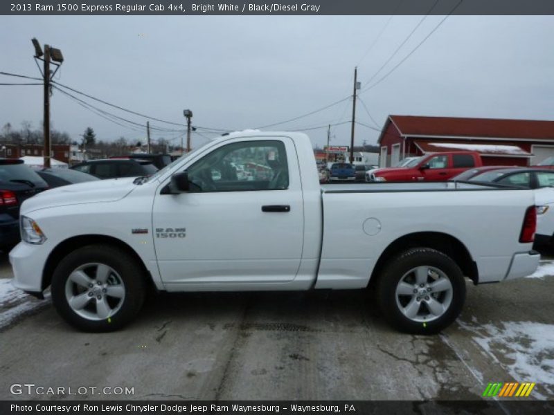 Bright White / Black/Diesel Gray 2013 Ram 1500 Express Regular Cab 4x4