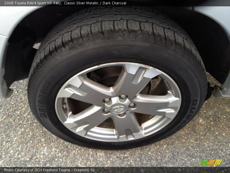 Classic Silver Metallic / Dark Charcoal 2008 Toyota RAV4 Sport V6 4WD