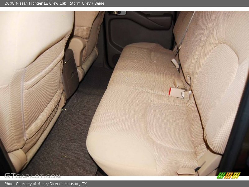 Storm Grey / Beige 2008 Nissan Frontier LE Crew Cab